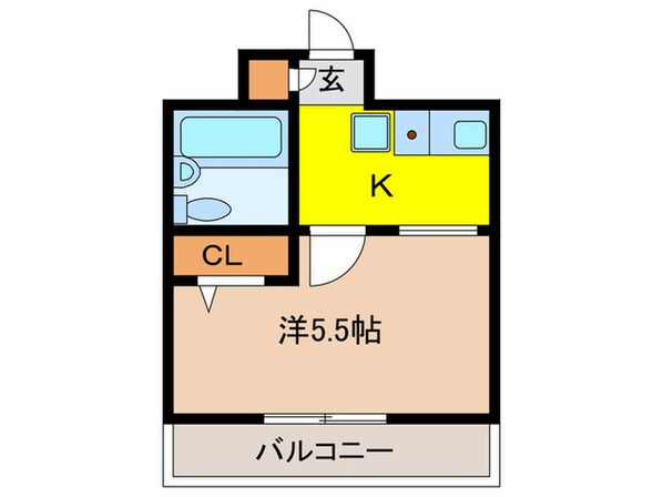 ヴェルデ刀根山 1の物件間取画像